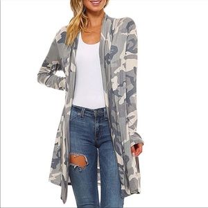 Camouflage Cardigan